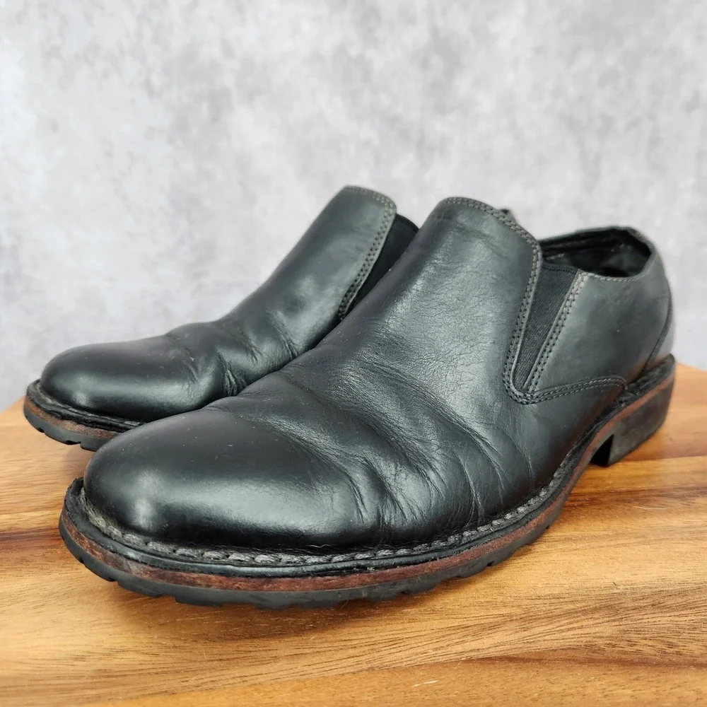 Cole Haan‎ Air Loafers Mens 7.5 M Black Leather Slip On Casual Shoes C07733